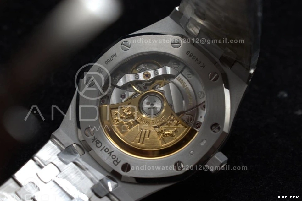 Edition 37mm Best Bracelet 15454 Super APSF Affordable 1033 SA3120 Dial Textured Oak On Frosted SS 1:1 White Royal Clone SS 0406